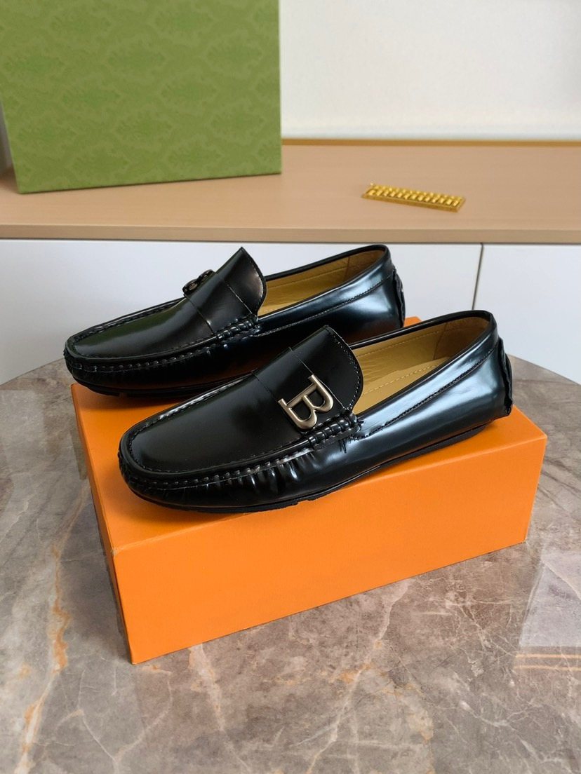 Men's Metal-Accent Loafers — front