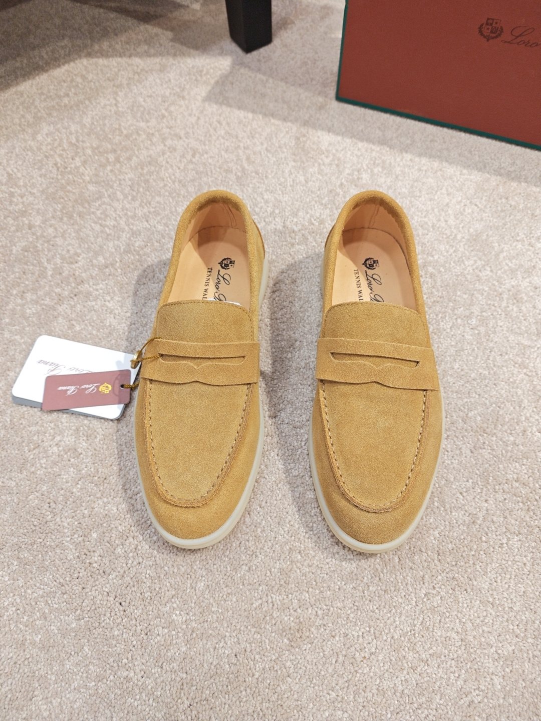 Loro Piana Penny Loafers — front