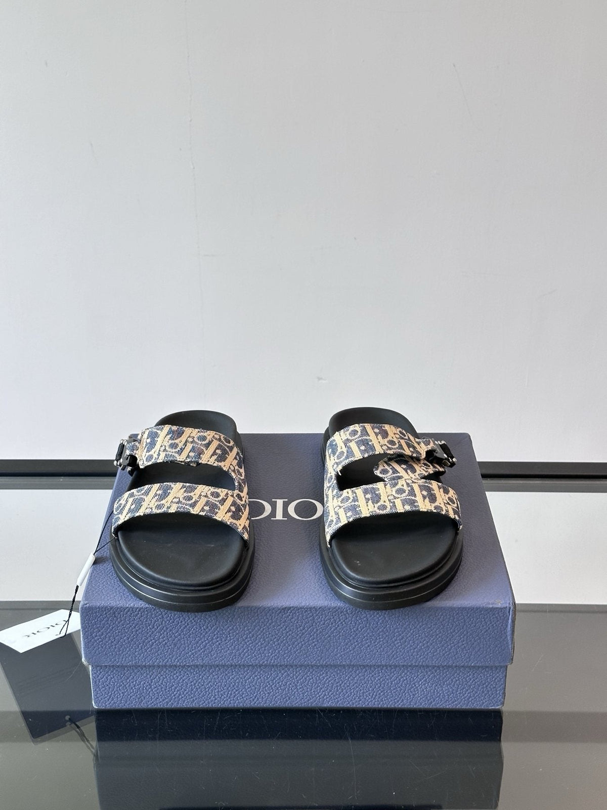 Dior Double-Strap Slide Sandals — front