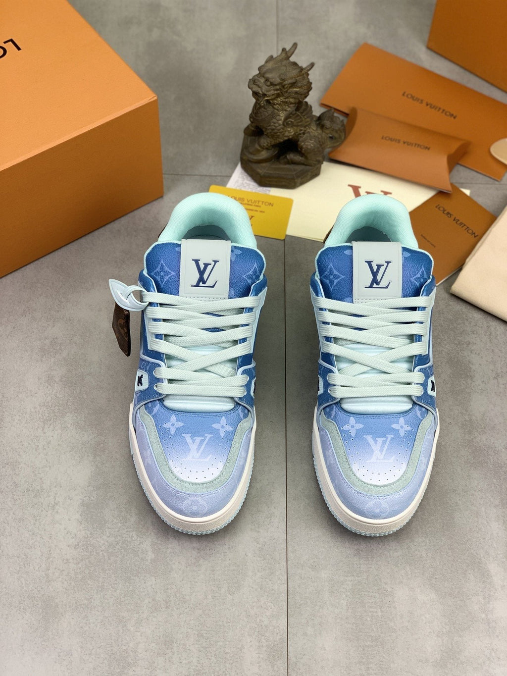 Louis Vuitton Blue Low-Top Sneakers — hero