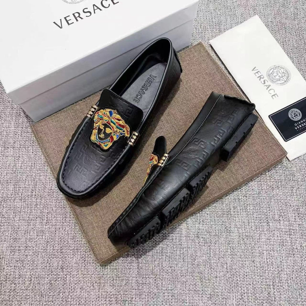 Versace Crest Loafers — front