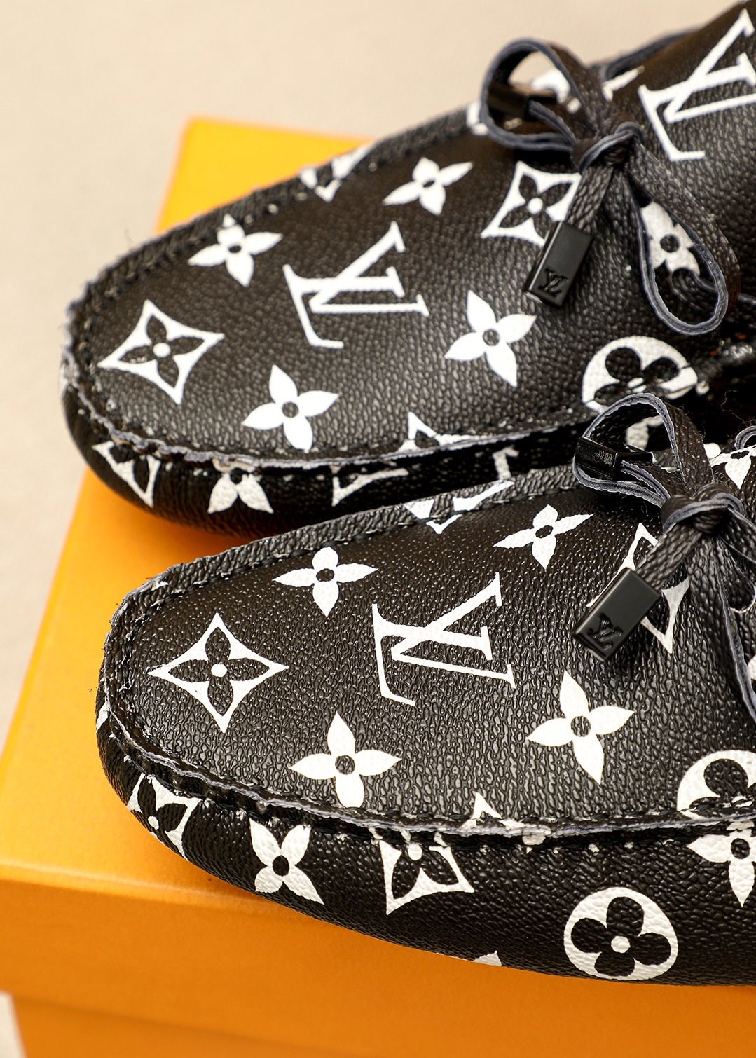 Louis Vuitton Monogram Driving Loafers — detail