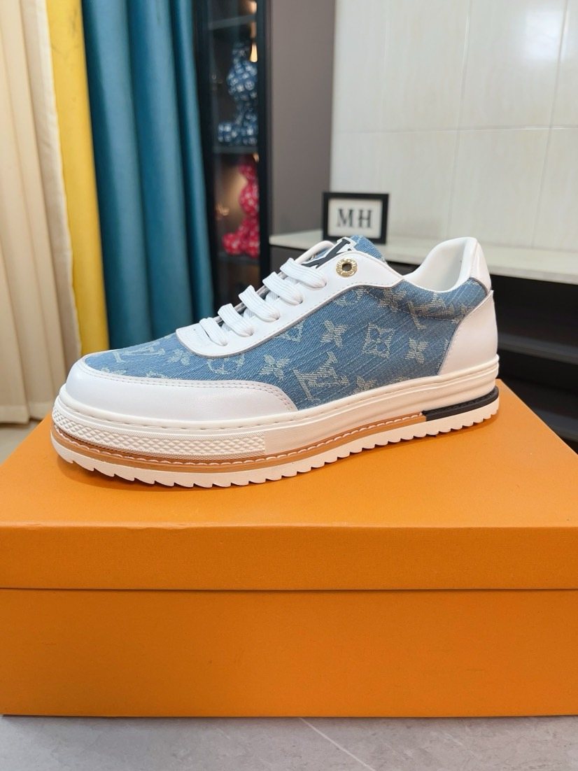 Louis Vuitton Monogram Low-Top Sneakers — side
