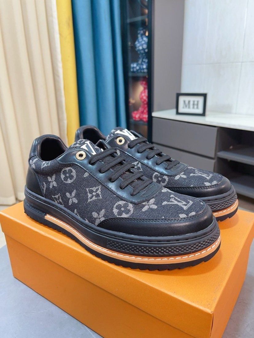 Louis Vuitton Monogram Low-Top Sneakers — front