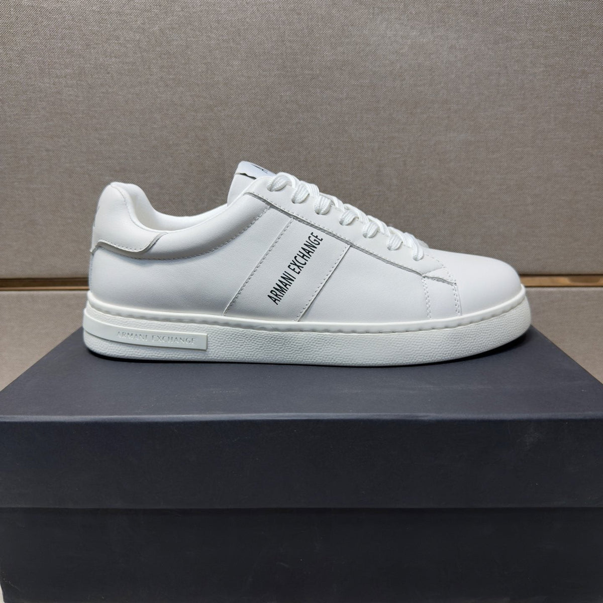 Armani Exchange Low-Top Logo Sneakers — front