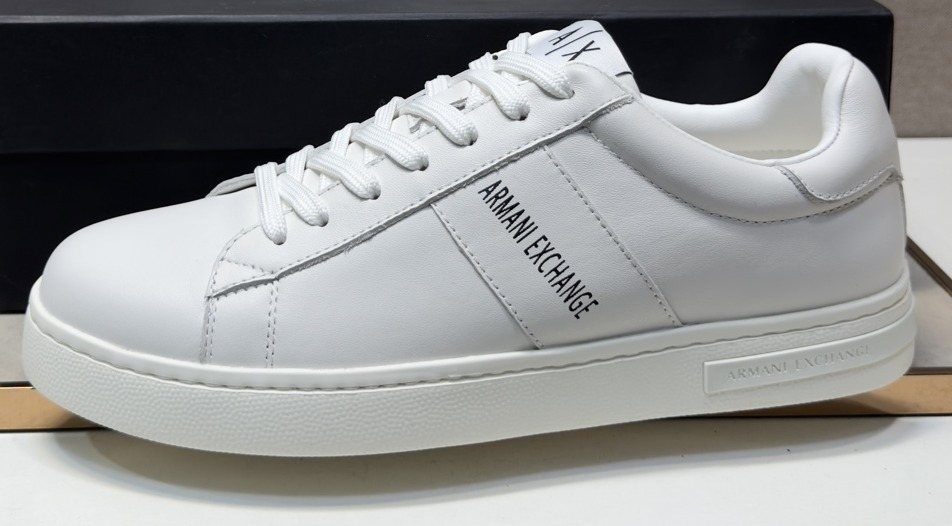 Armani Exchange Low-Top Logo Sneakers — front