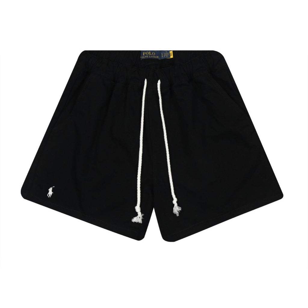 Test2-Ralph Lauren Washed Cotton Drawstring Shorts — front