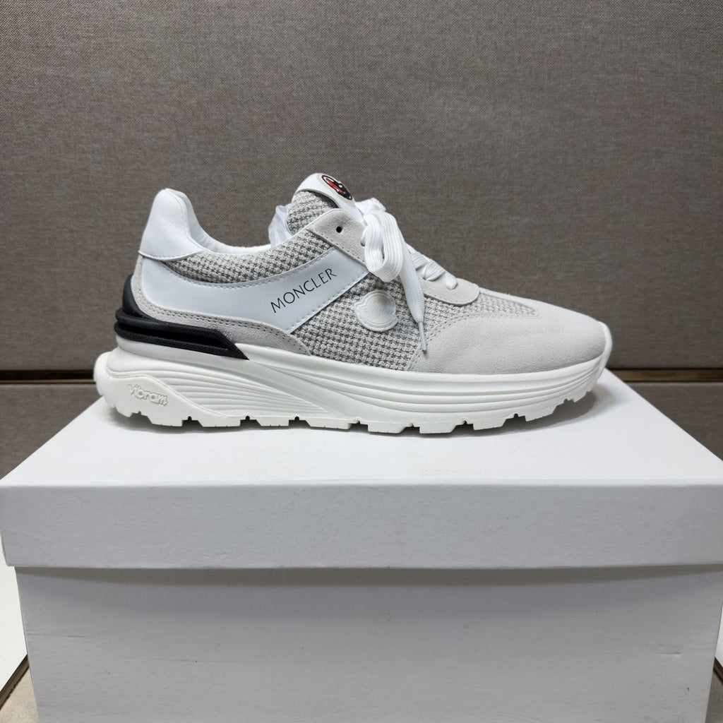 Moncler Mixed-Material Low-Top Sneakers — hero
