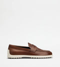 Tod's Brown Penny Loafers — hero