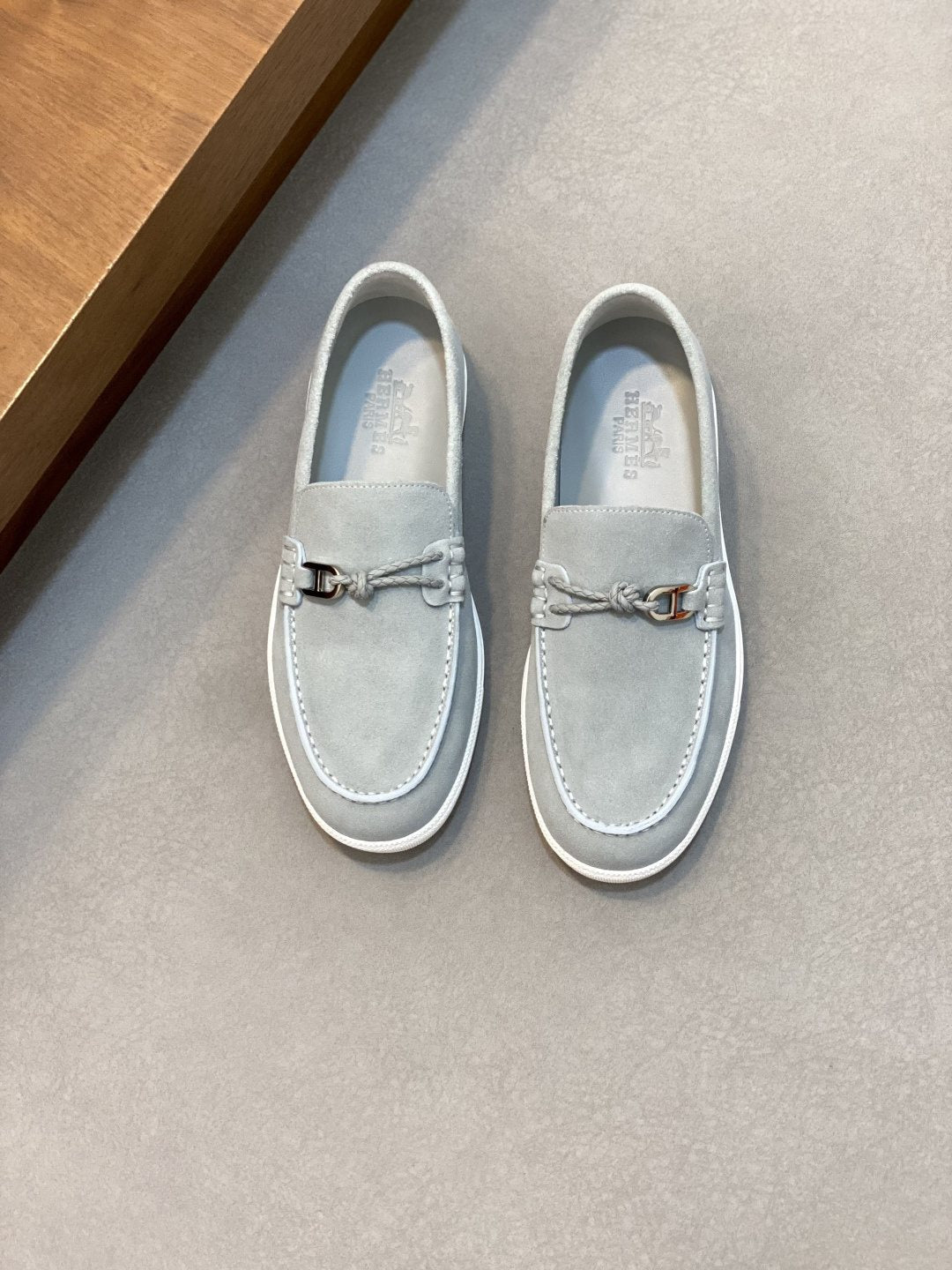 Hermès Bit-Detail Men's Loafers — front