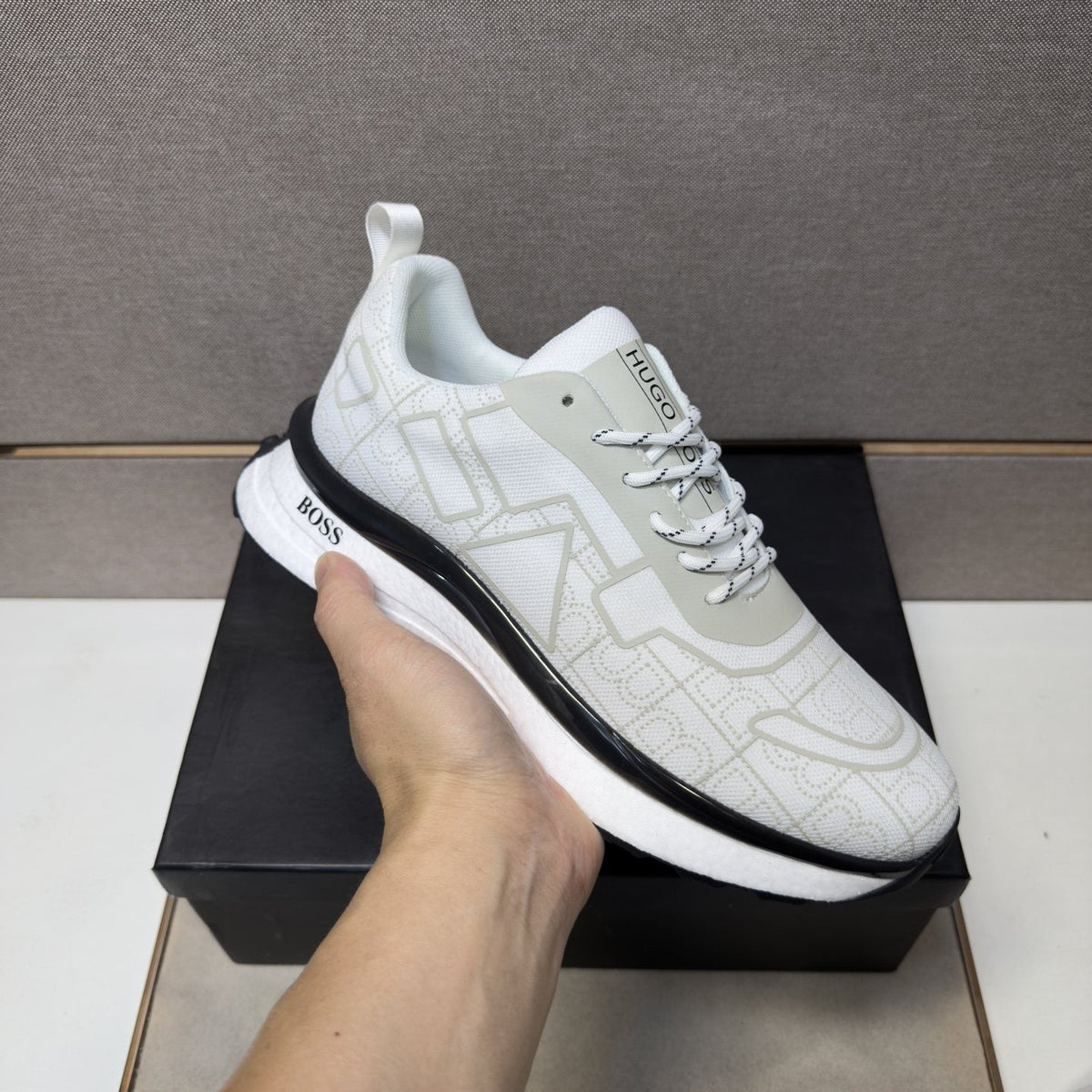 Hugo Boss Graphic Panel Sneakers — model