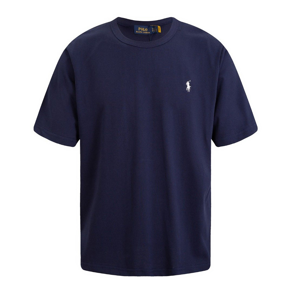 Test2-Ralph Lauren Embroidered Letter Relaxed Crewneck T-Shirt — front