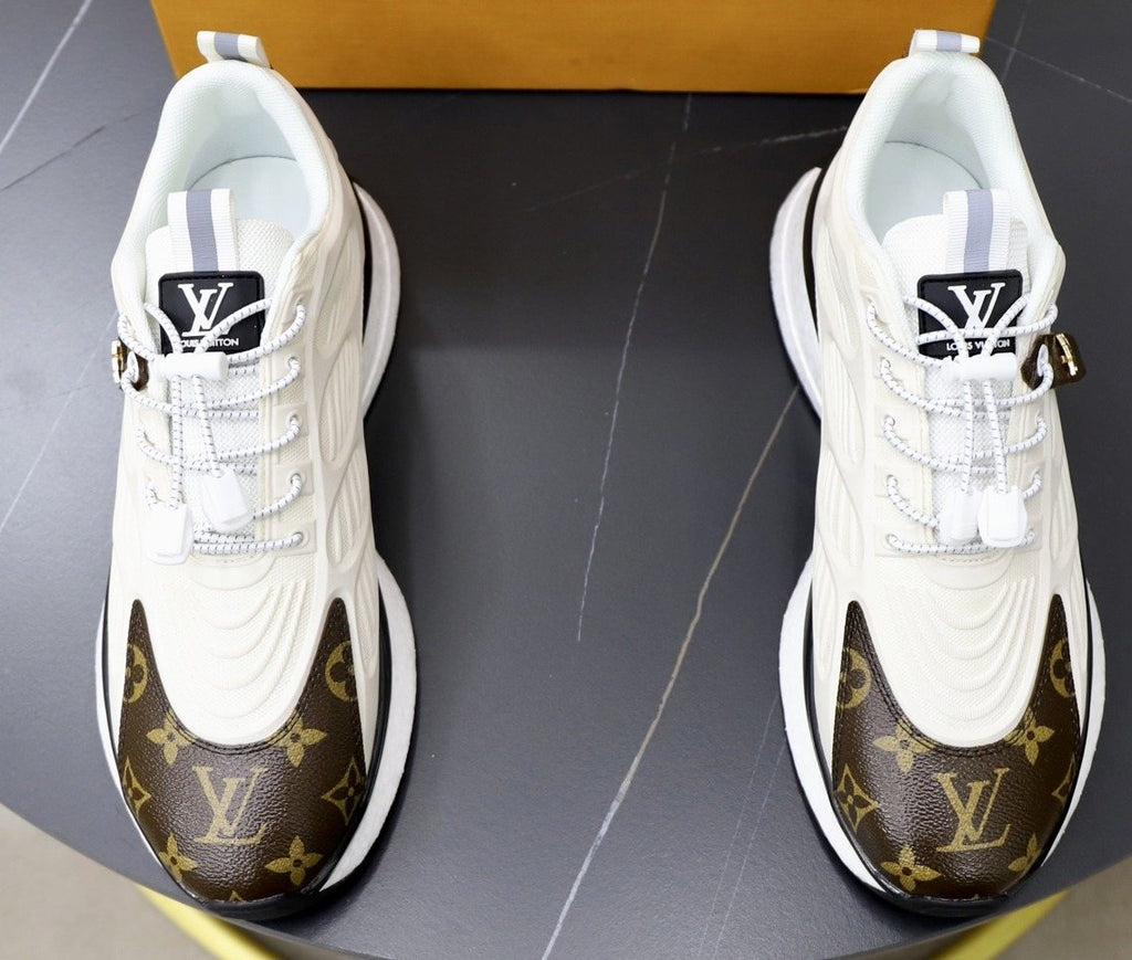 Louis Vuitton Men's Monogram Panel Sneakers — front