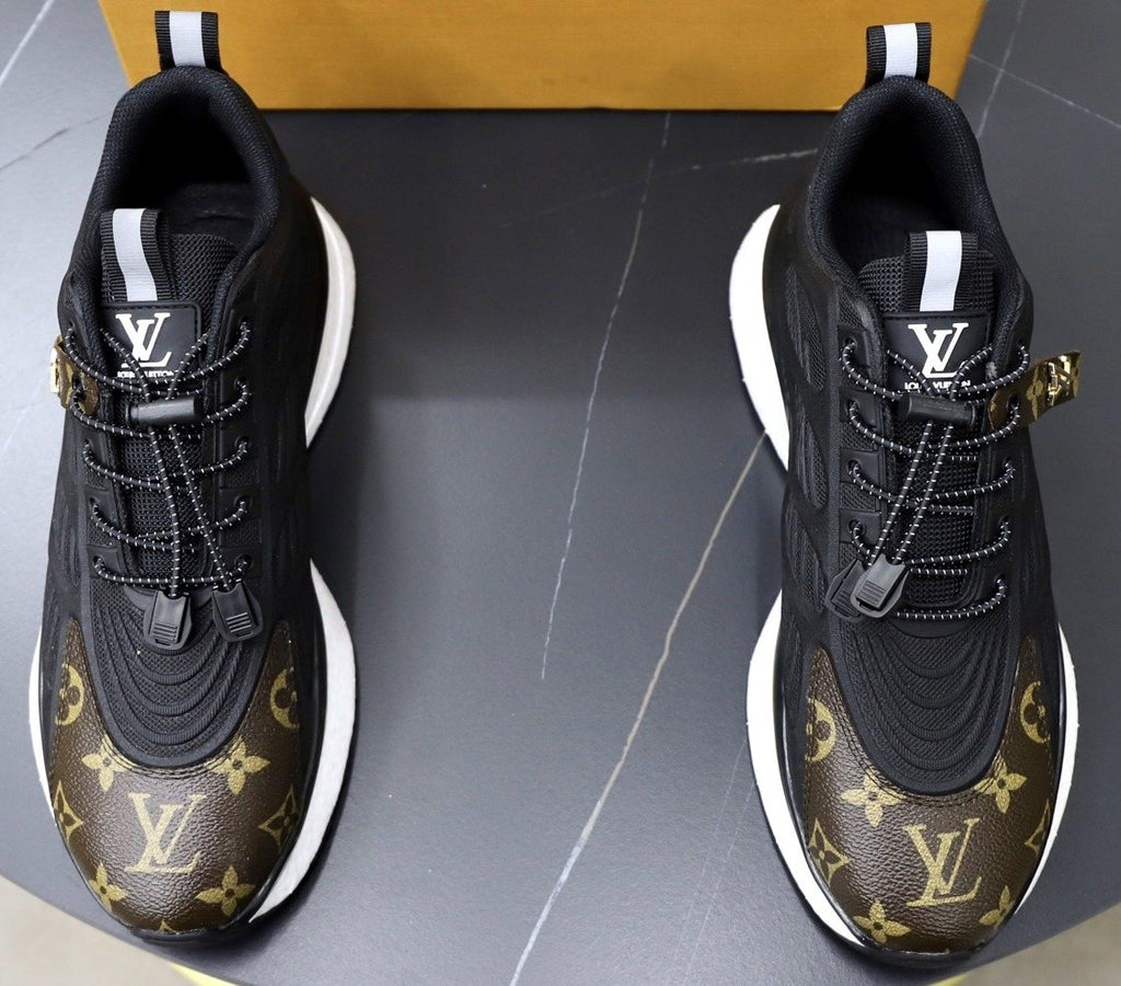 Louis Vuitton Men's Monogram Panel Sneakers — front