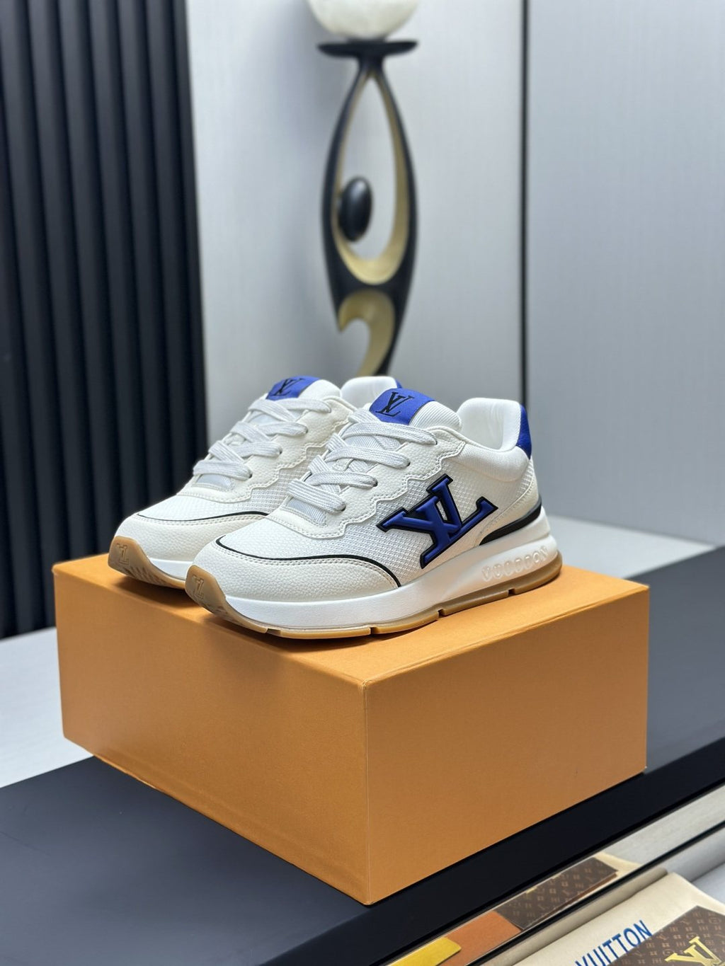 Louis Vuitton Low-Top Lace-Up Sneakers — front