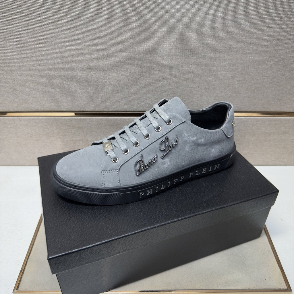 Philipp Plein Script Detail Low-Top Sneakers — front