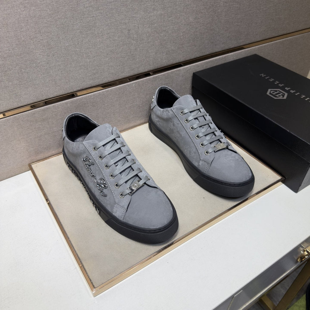 Philipp Plein Script Detail Low-Top Sneakers — front