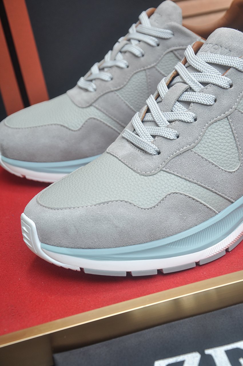 ZEGNA Low-Top Panel Sneakers — detail