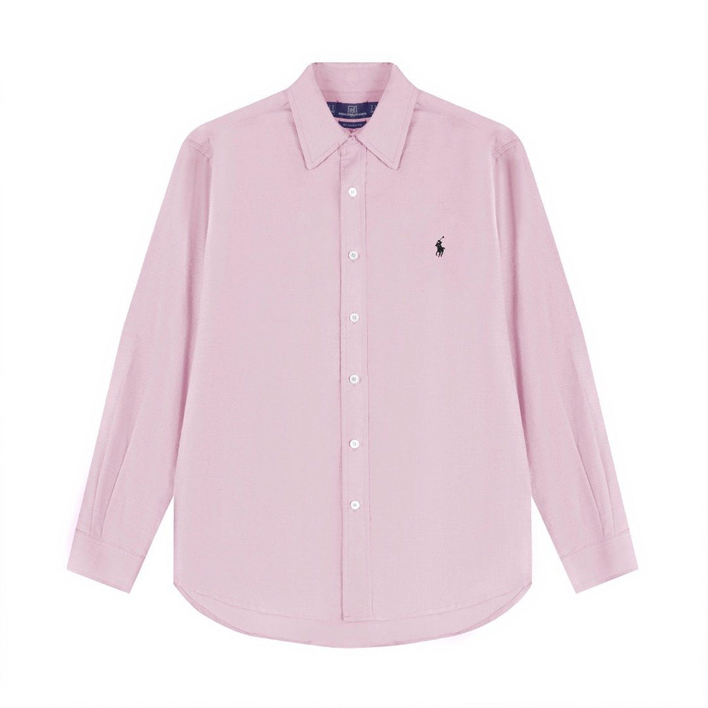 Test2-Ralph Lauren Embroidered Cotton-Blend Slub Linen Long-Sleeve Shirt — front