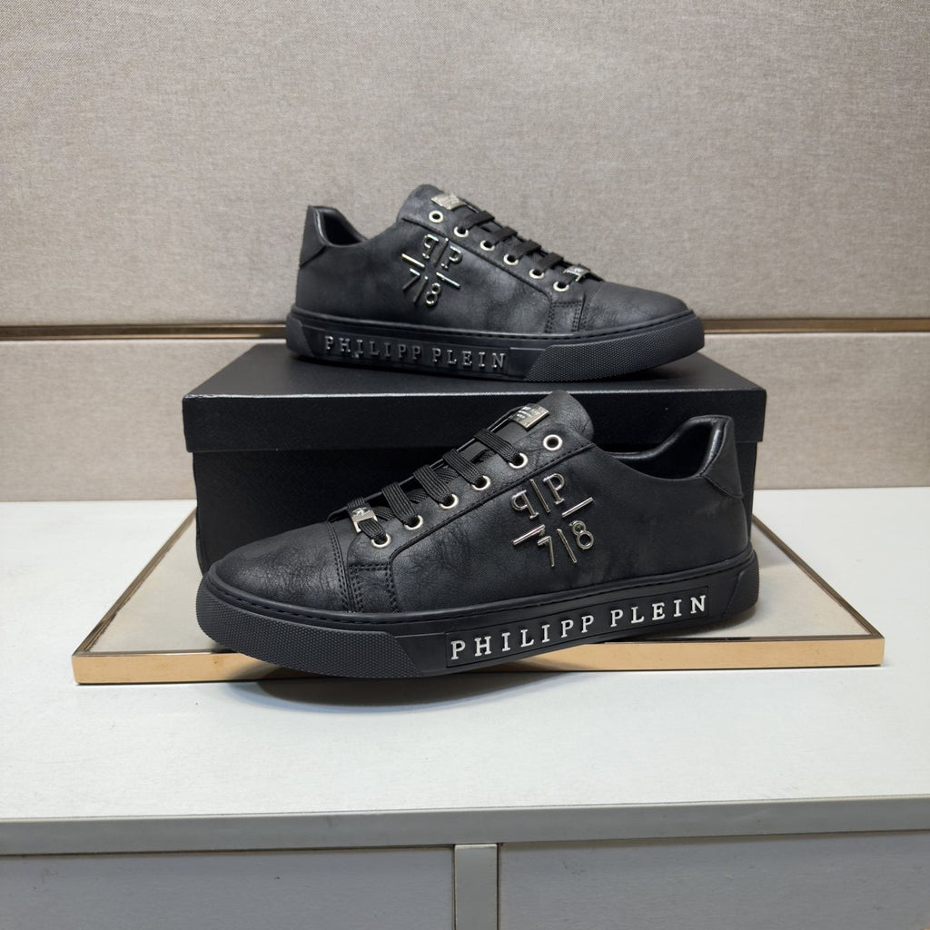 Philipp Plein Logo Low-Top Sneakers — hero