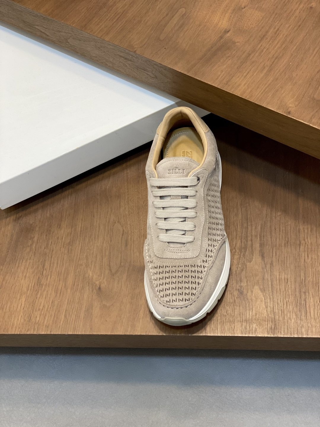 ZILLI Textured Low-Top Sneakers — front