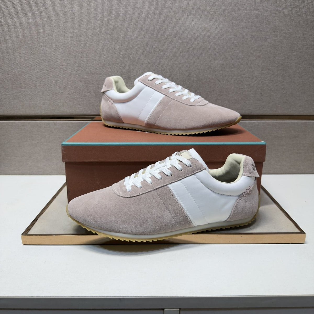 Low-Top Lace-Up Sneakers — front
