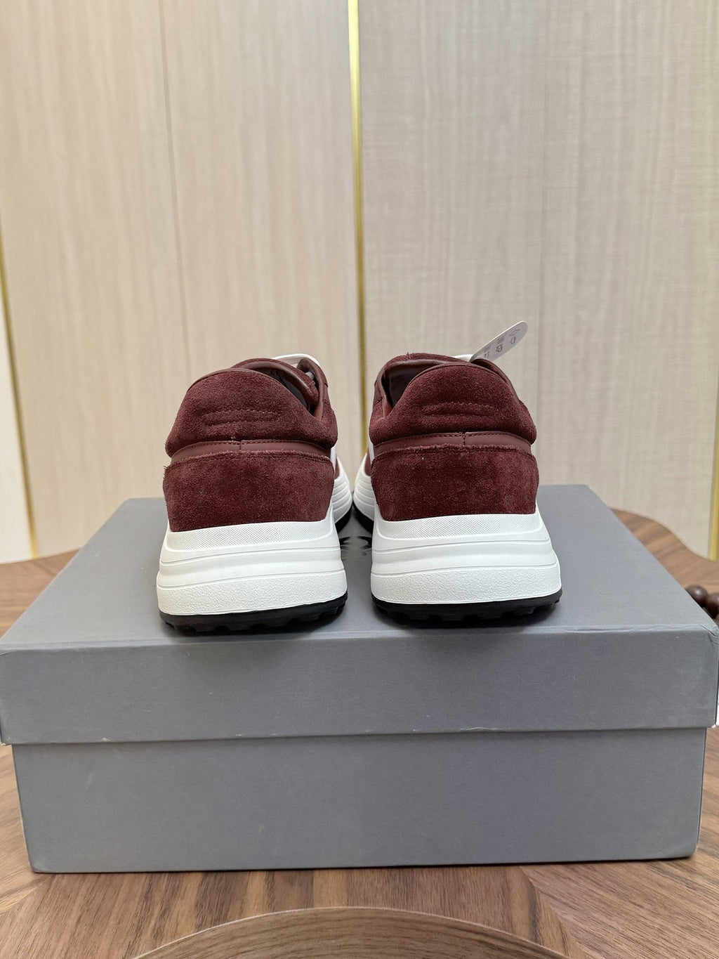 HOGAN H-Stripe Platform Sneakers — back