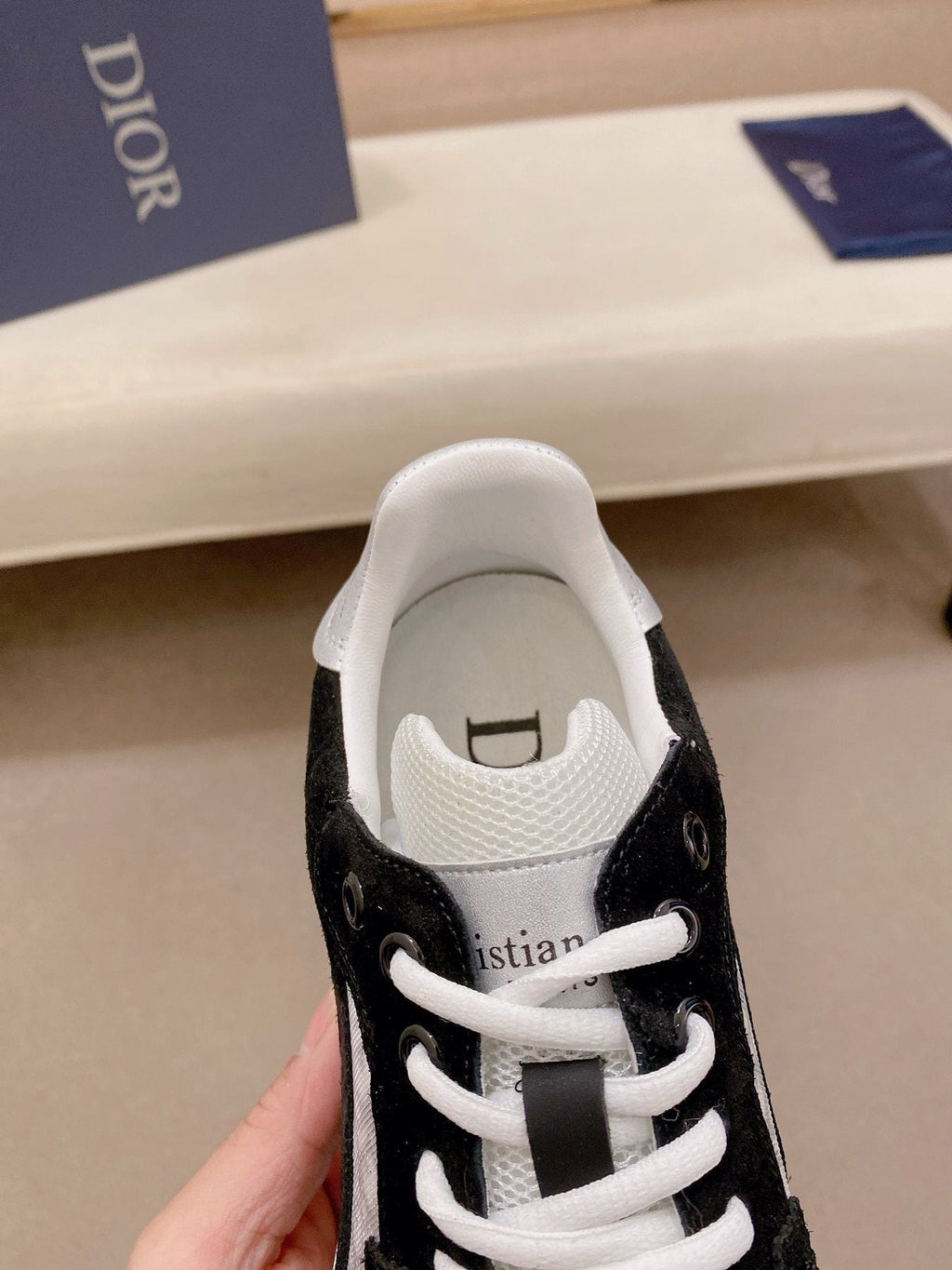 Dior B30 Low-Top Sneakers — label