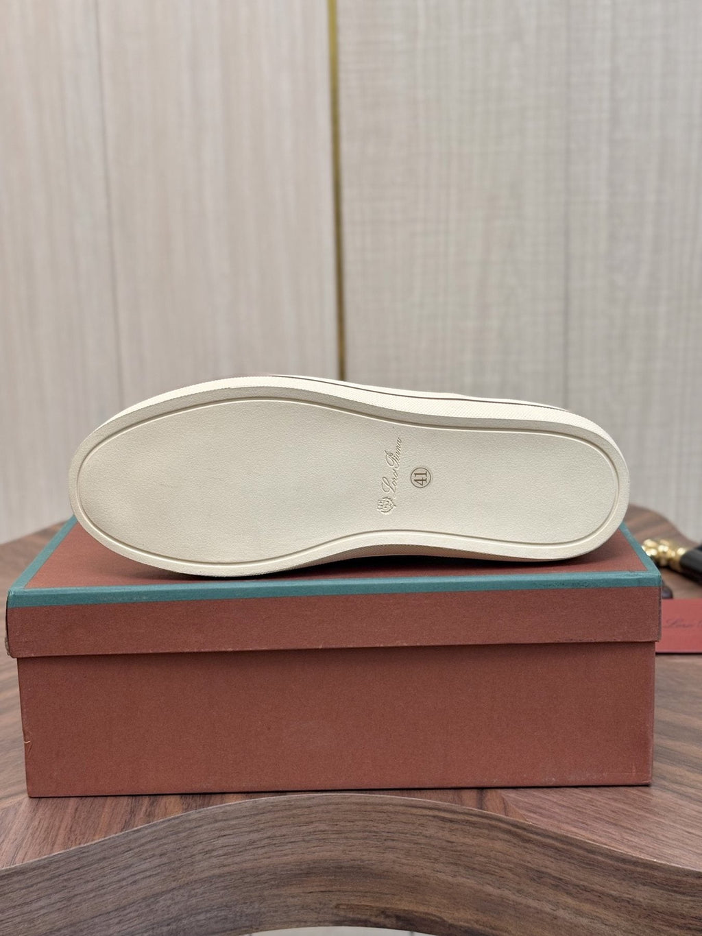 Loro Piana Low-Top Canvas Sneakers — back