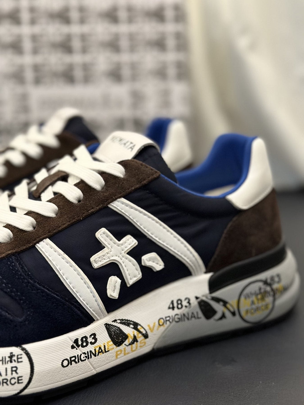 PREMIATA Layered Low-Top Sneakers — back