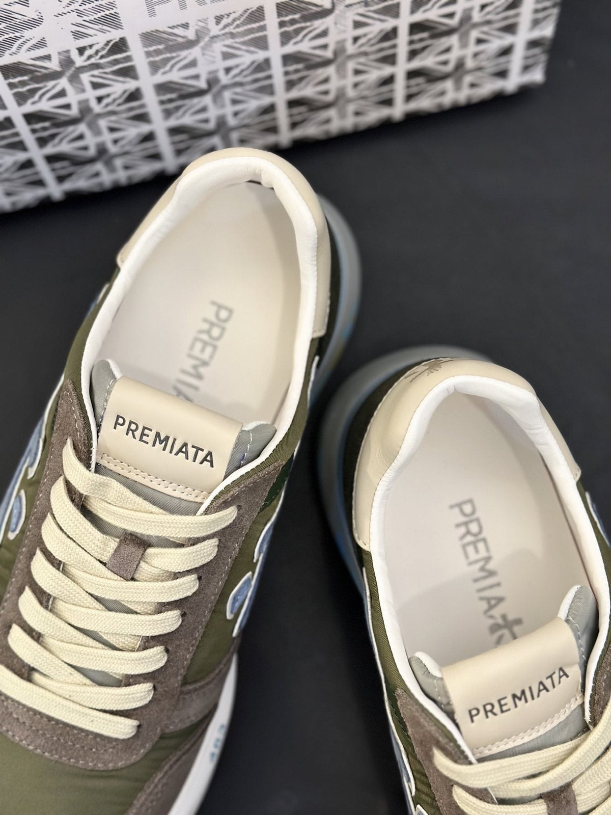 PREMIATA Layered Low-Top Sneakers — back