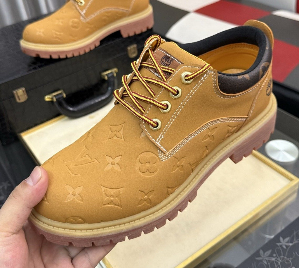Timberland Patterned Lug Sole Lace-Up Boots — front