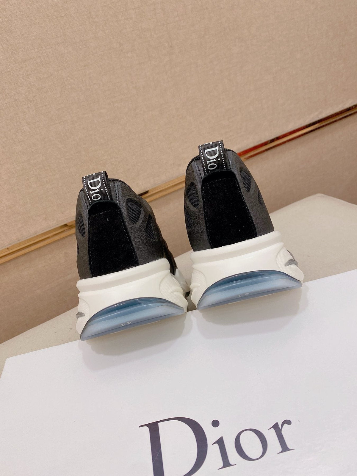 Dior Sculpted Sole Lace-Up Sneakers — back