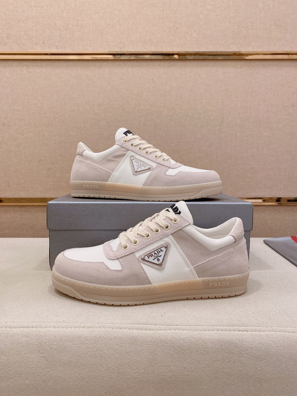 Prada Panel Low-Top Sneakers — front