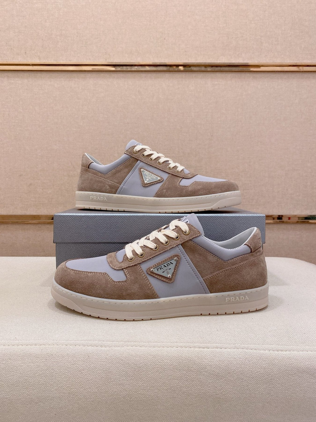 Prada Panel Low-Top Sneakers — front
