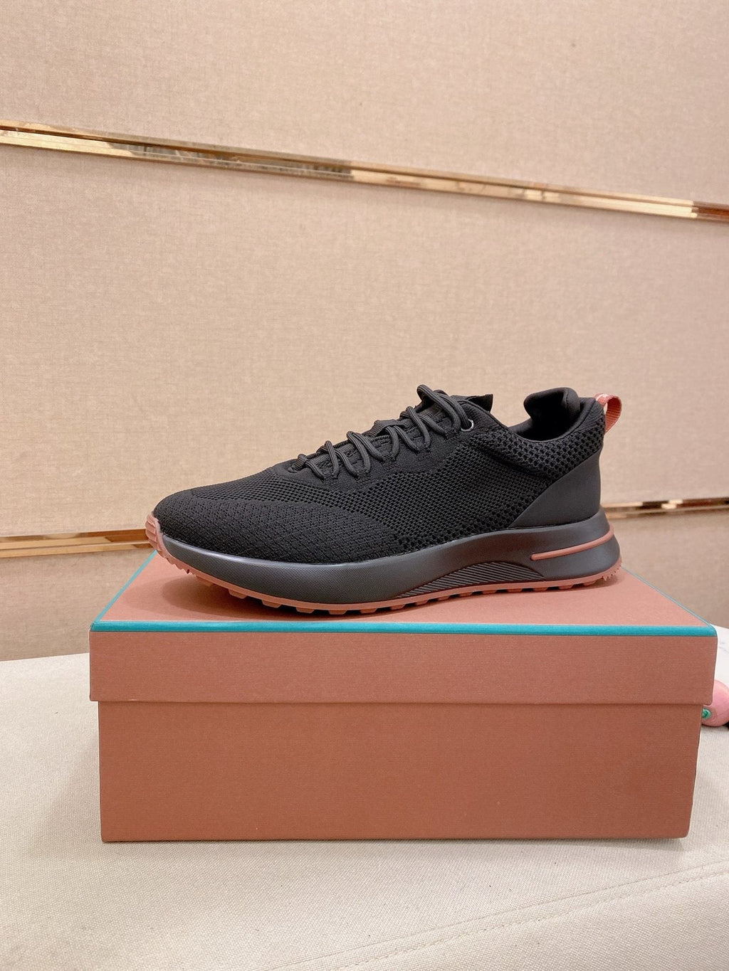 Loro Piana Knit Low-Top Sneakers — front