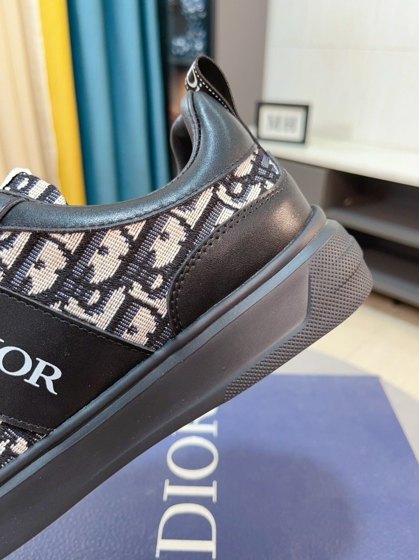 Dior Patterned Low-Top Sneakers — back