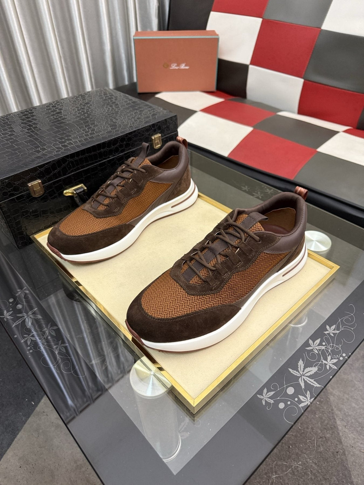Men's Lace-Up Sneakers — front