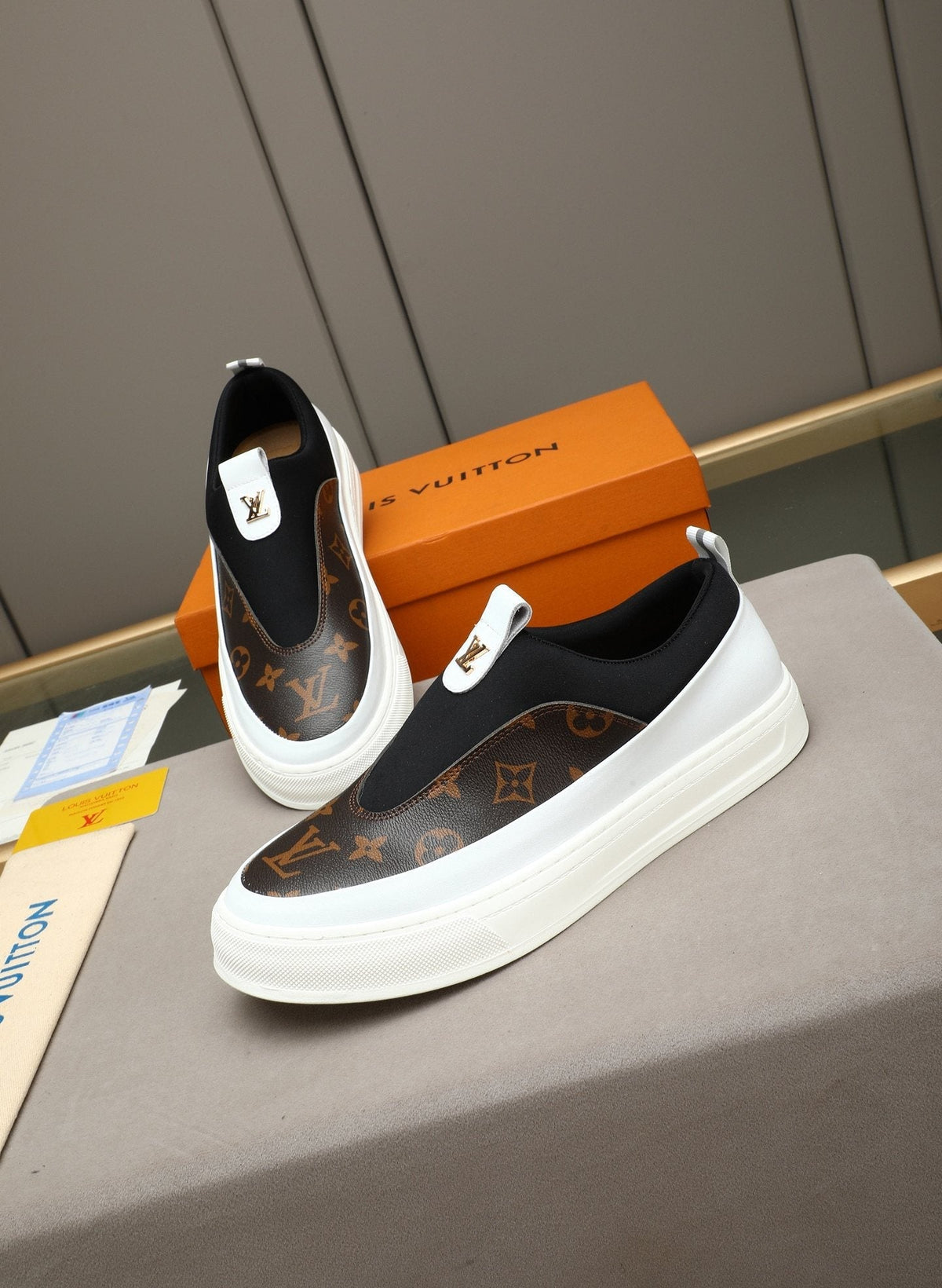 Louis Vuitton Monogram Slip-On Sneakers — hero