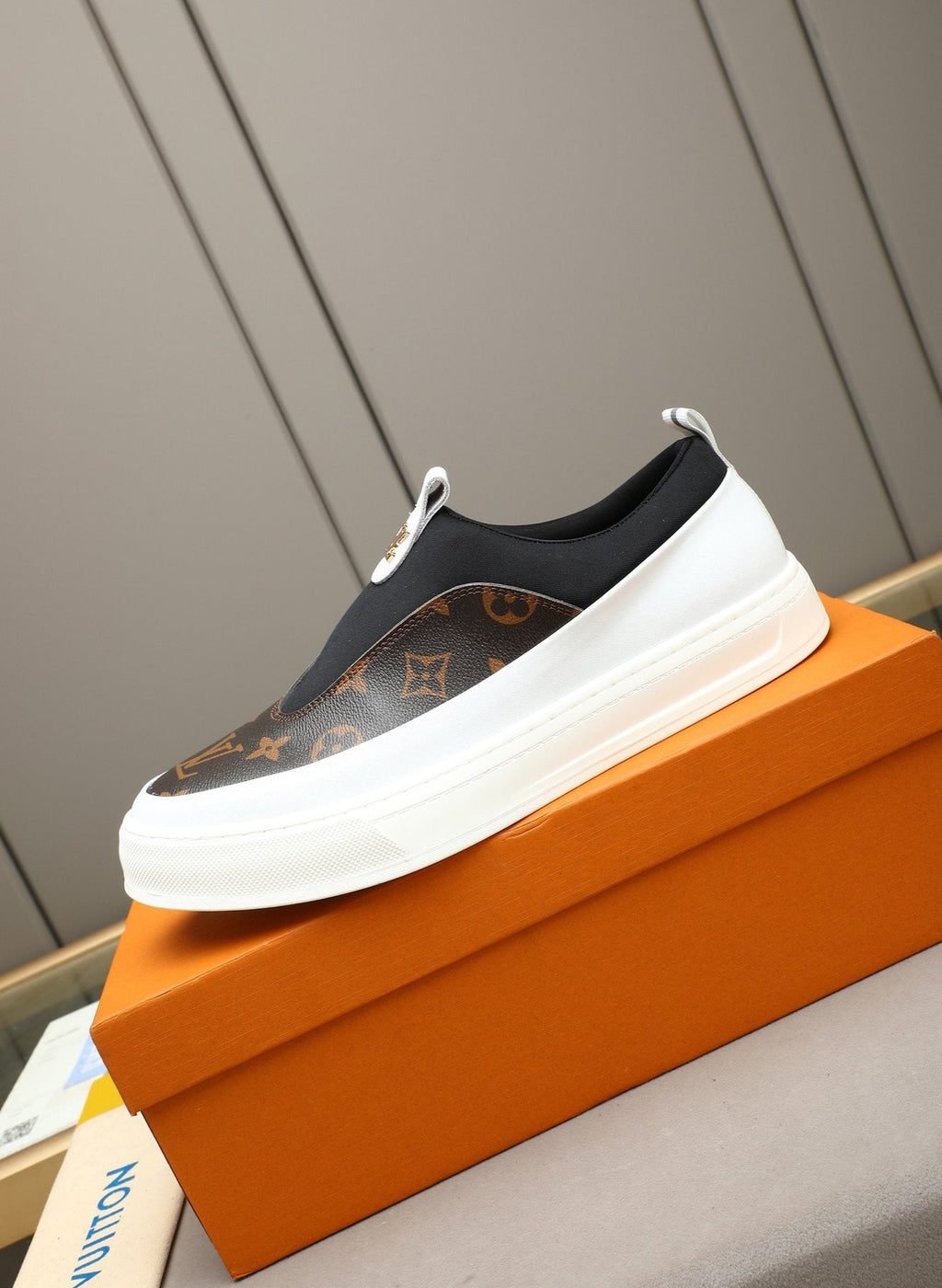 Louis Vuitton Monogram Slip-On Sneakers — side