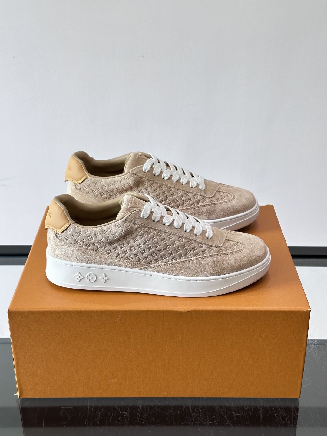 Louis Vuitton Flash Monogram Low-Top Sneakers — front