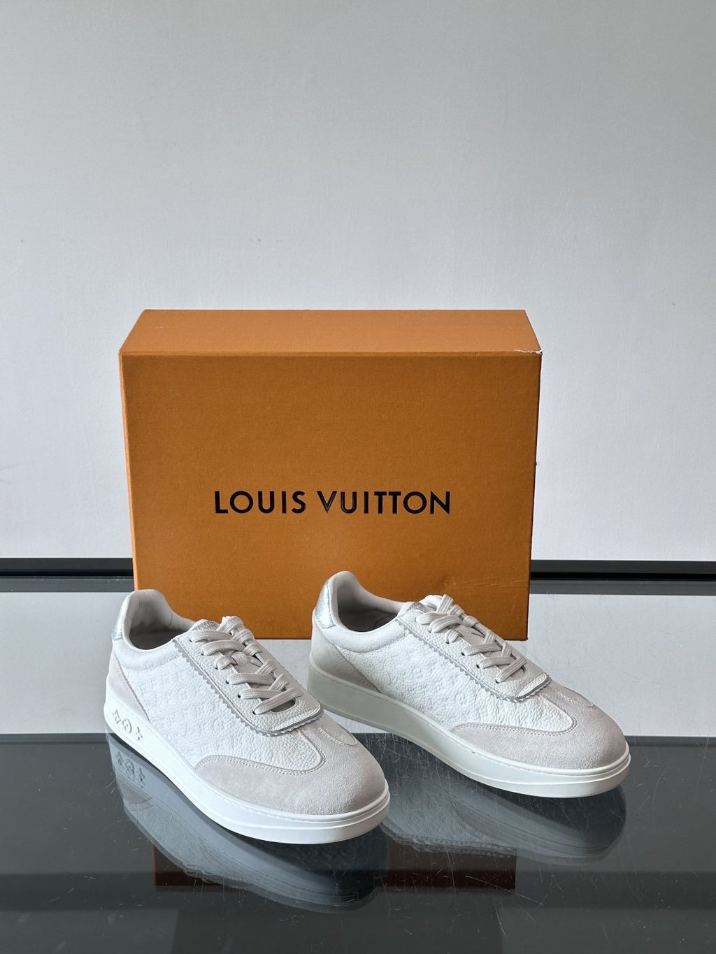 Louis Vuitton Flash Monogram Low-Top Sneakers — front