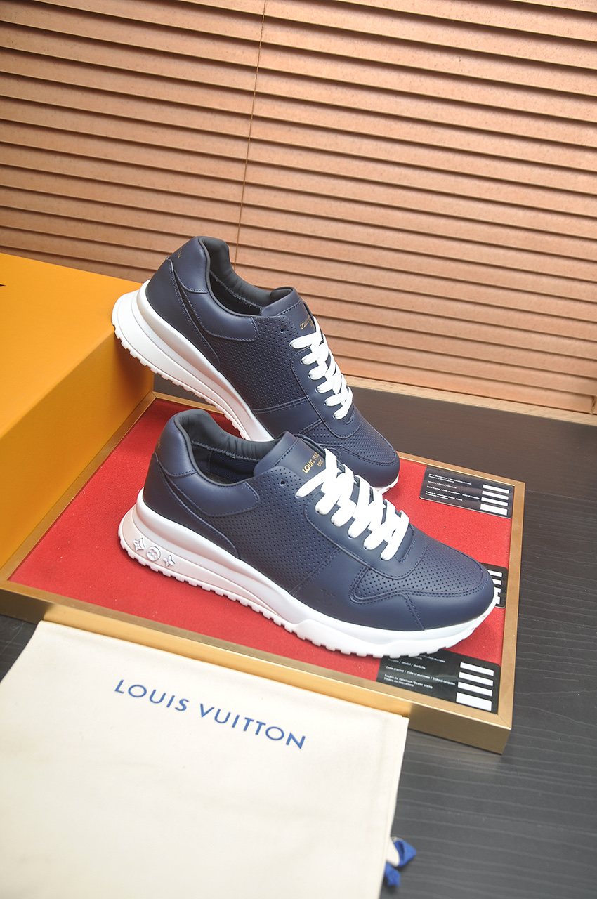 Louis Vuitton Perforated Low-Top Sneakers — back