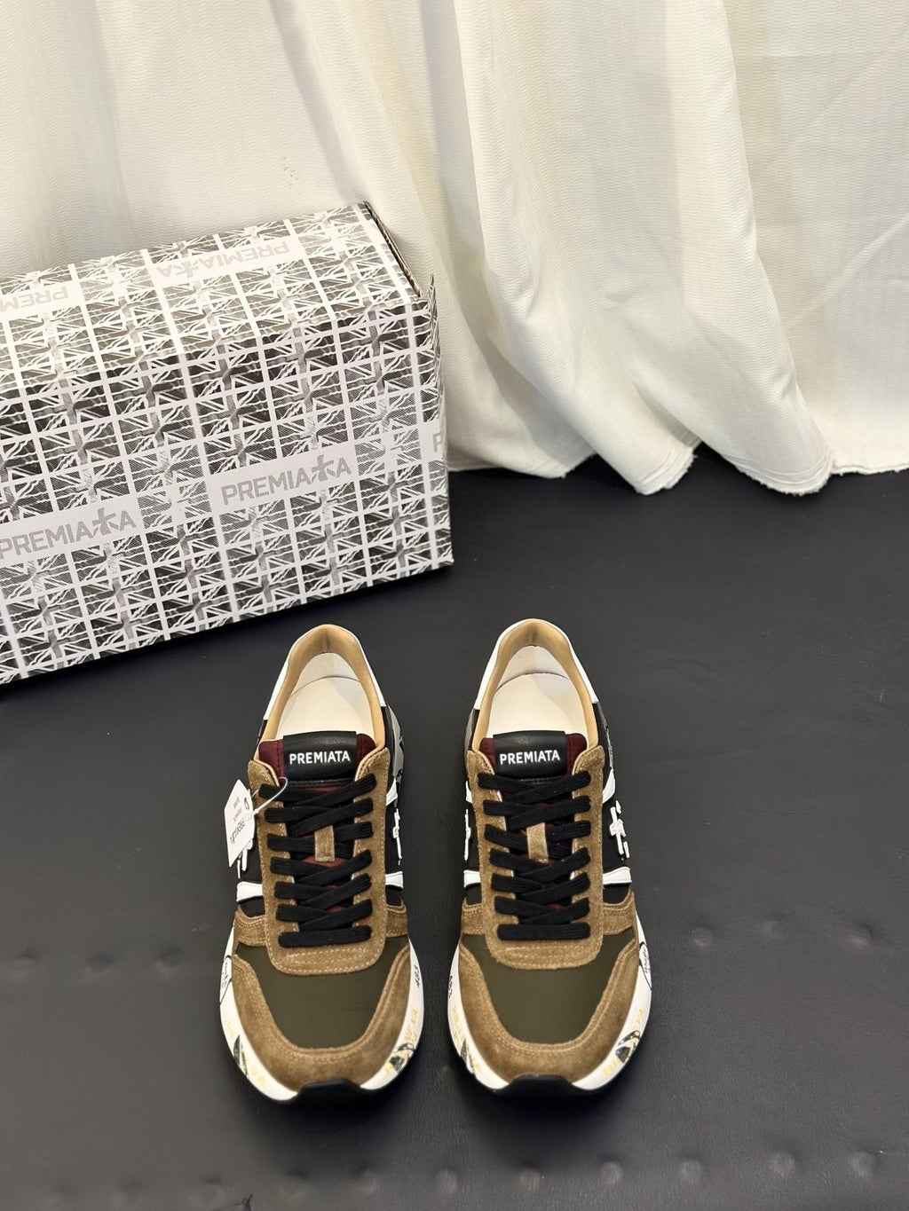 PREMIATA Panel-Detail Men's Sneakers — front