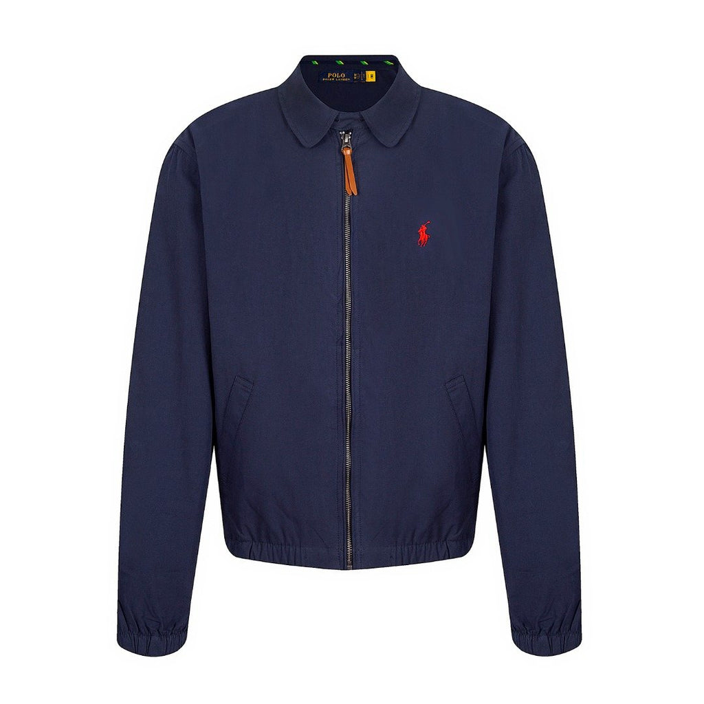 Test2-Ralph Lauren Cotton Zip-Front Coach Jacket — front