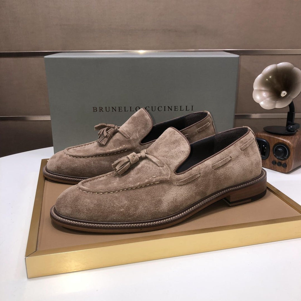 Brunello Cucinelli Men's Tassel Loafers — front