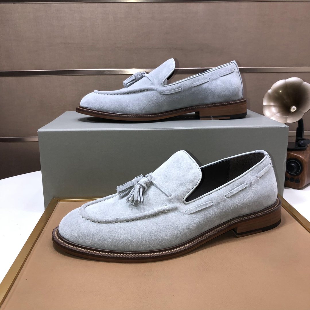 Brunello Cucinelli Men's Tassel Loafers — side