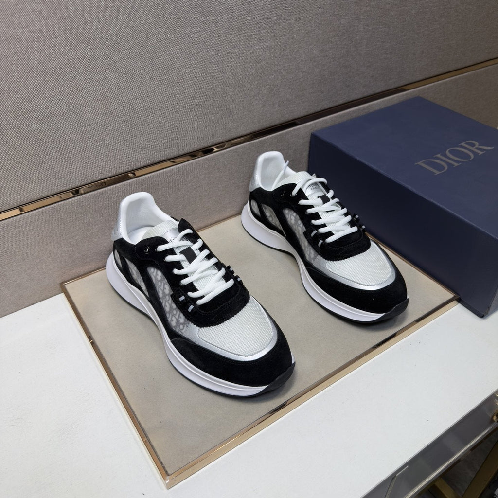Dior Paneled Low-Top Sneakers — front