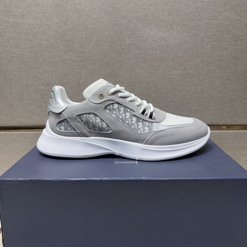 Dior Paneled Low-Top Sneakers — front