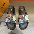 Louis Vuitton Graphic Strap Slide Sandals — hero